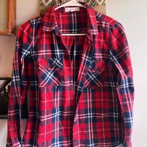 Plaid button up shirt